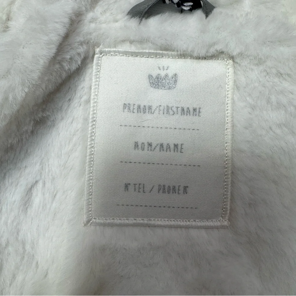 NWT New 3 Pommes Baby Girl Grey Parka Jacket Made In France Size 3/6 Months